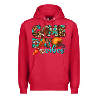 Cardinal game day vibes Premium Hoodie - BundleAndBundleShop