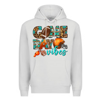 Dove Grey game day vibes Premium Hoodie - BundleAndBundleShop