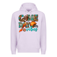 Lilac game day vibes Premium Hoodie - BundleAndBundleShop