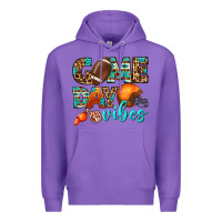 Purple game day vibes Premium Hoodie - BundleAndBundleShop