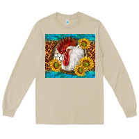 Mushroom western rooster Long Sleeve Tee - TumblerDesignByShophia