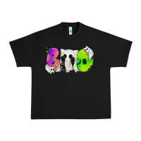 Black Boo Ghost Cat Urban Heavy Tee - texasbilliewilder