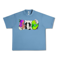 Pebble Blue Boo Ghost Cat Urban Heavy Tee - texasbilliewilder