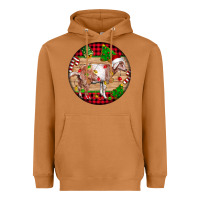 Meerkat Nubian Goat Christmas Heavyweight Hoodie - LillyAllenDesigns