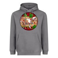 Storm Nubian Goat Christmas Heavyweight Hoodie - LillyAllenDesigns
