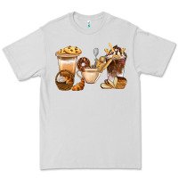 Dove Grey Bakery Coffee Cups With Cookie Bbs Premium Tee - BundleAndBundleShop