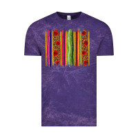 Cloud Purple Mexico Serape Brushstroke Vintage Tee - texasbilliewilder