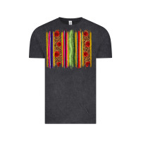 Vintage Black Mexico Serape Brushstroke Vintage Tee - texasbilliewilder