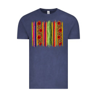 Vintage Denim Mexico Serape Brushstroke Vintage Tee - texasbilliewilder