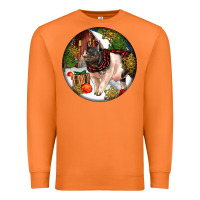 Carrot hampshire sow pig christmas Premium Sweatshirt - LillyAllenDesigns