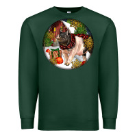 Sports Green hampshire sow pig christmas Premium Sweatshirt - LillyAllenDesigns