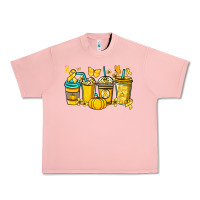 Salmon Childhood Cancer coffee cups yellow ribbon Urban Heavy Tee - NancyCooperArtShop