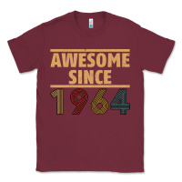 Burgundy Awesome Since 1964 Classic Tee - Bettercallsaul
