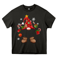 Asphalt custom christmas gnome Heavy Core Tee - MaliasSmallBusiness