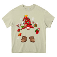 Mossy custom christmas gnome Heavy Core Tee - MaliasSmallBusiness