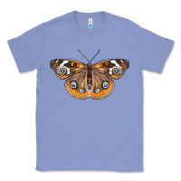 Colony Blue Common Buckeye Butterfly Classic Tee - LillyAllenDesigns