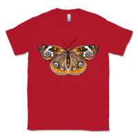 Red Common Buckeye Butterfly Classic Tee - LillyAllenDesigns