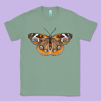 Common Buckeye Butterfly Classic Tee Designed By Lillyallendesigns