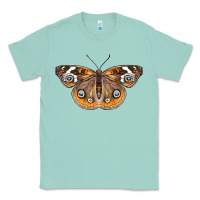 Seafoam Common Buckeye Butterfly Classic Tee - LillyAllenDesigns
