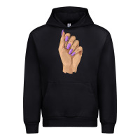 Black nail Urban Hoodie - BarkalooDesign