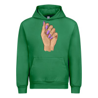 Emerald nail Urban Hoodie - BarkalooDesign