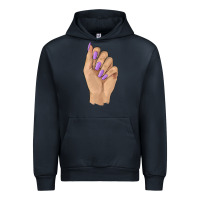 Navy nail Urban Hoodie - BarkalooDesign