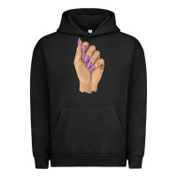 Pigment Black nail Urban Hoodie - BarkalooDesign