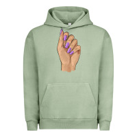 Pigment Oil Green nail Urban Hoodie - BarkalooDesign
