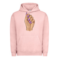 Pigment Salmon nail Urban Hoodie - BarkalooDesign