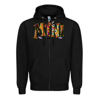Black halloween mini Zipper Hoodie - BundleAndBundleShop