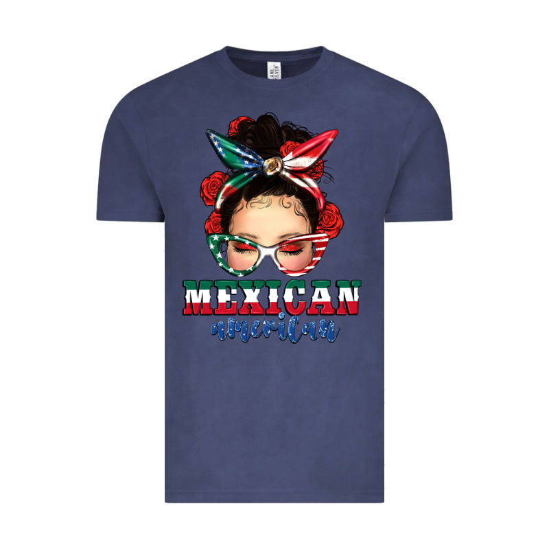 Mexican American Messy Bun Vintage Tee by texasbilliewilder | Teevron