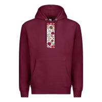 Burgundy baseball pen wraps Premium Hoodie - BundleAndBundleShop