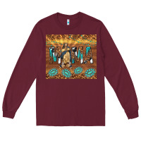 Burgundy our lady of guadalupe Long Sleeve Tee - TumblerDesignByShophia