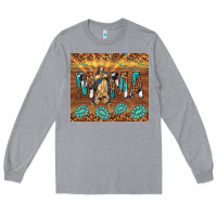 Heather Grey our lady of guadalupe Long Sleeve Tee - TumblerDesignByShophia
