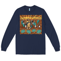 Navy our lady of guadalupe Long Sleeve Tee - TumblerDesignByShophia