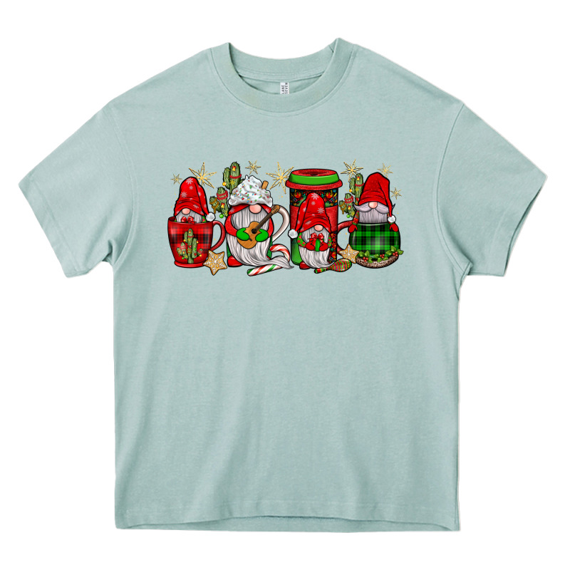 Christmas Mexican Gnomies Coffee Heavy Core Tee by JahusDesignShop | Teevron