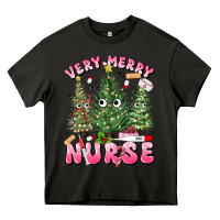 Asphalt very merry nurse Heavy Core Tee - MaliasSmallBusiness