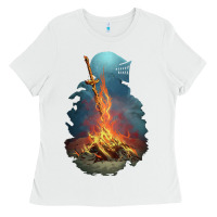 White Limited Edition Dark Souls Ladies Tee - tuanDangUi