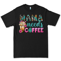 Black Mama Needs Coffee Bbs Premium Tee - BundleAndBundleShop