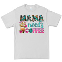 Dove Grey Mama Needs Coffee Bbs Premium Tee - BundleAndBundleShop