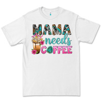 White Mama Needs Coffee Bbs Premium Tee - BundleAndBundleShop
