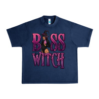 Navy Boss Witch Urban Heavy Tee - texasbilliewilder