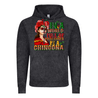 Vintage Black In a world full of princesses be a chingona Vintage Hoodie - NancyCooperArtShop