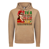 Vintage Coffee In a world full of princesses be a chingona Vintage Hoodie - NancyCooperArtShop