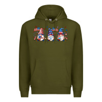 Army Green 4th of july gnomes libbey glass Premium Hoodie - RanaPortraitStore