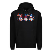 Black 4th of july gnomes libbey glass Premium Hoodie - RanaPortraitStore