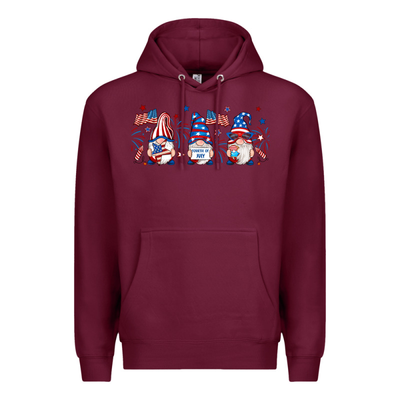 4th Of July Gnomes Libbey Glass Premium Hoodie by RanaPortraitStore | Teevron
