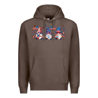 Coffee 4th of july gnomes libbey glass Premium Hoodie - RanaPortraitStore
