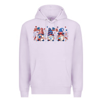 Lilac 4th of july gnomes libbey glass Premium Hoodie - RanaPortraitStore