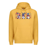 Mustard 4th of july gnomes libbey glass Premium Hoodie - RanaPortraitStore